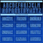 Maglia da calcio personalizzata con stampa sublimatica nera royal-azzurra Maglia da calcio personalizzata con stampa sublimatica nera royal-azzurra