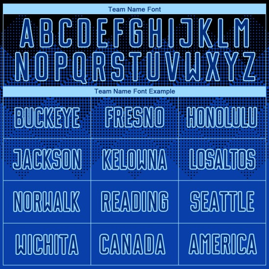 Maglia da calcio personalizzata con stampa sublimatica nera royal-azzurra Maglia da calcio personalizzata con stampa sublimatica nera royal-azzurra