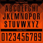 Maglia da calcio personalizzata arancione nera con stampa a sublimazione Maglia da calcio personalizzata arancione nera con stampa a sublimazione