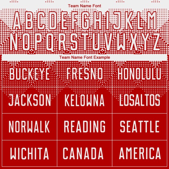 Maglia da calcio personalizzata rossa e bianca con stampa a sublimazione Maglia da calcio personalizzata rossa e bianca con stampa a sublimazione