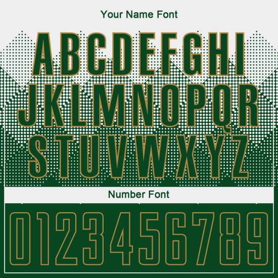 Maglia da calcio personalizzata con stampa sublimatica bianco-verde-oro antico Maglia da calcio personalizzata con stampa sublimatica bianco-verde-oro antico
