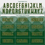Maglia da calcio personalizzata con stampa sublimatica bianco-verde-oro antico Maglia da calcio personalizzata con stampa sublimatica bianco-verde-oro antico