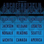 Maglia da calcio personalizzata blu e nera con stampa sublimatica Maglia da calcio personalizzata blu e nera con stampa sublimatica