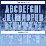 Maglia da calcio personalizzata con stampa a sublimazione blu navy e bianco Maglia da calcio personalizzata con stampa a sublimazione blu navy e bianco