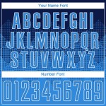 Maglia da calcio personalizzata con stampa a sublimazione blu navy e bianco Maglia da calcio personalizzata con stampa a sublimazione blu navy e bianco