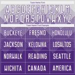 Maglia da calcio personalizzata viola bianca con stampa sublimatica Maglia da calcio personalizzata viola bianca con stampa sublimatica