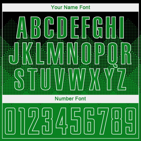 Maglia da calcio personalizzata con stampa a sublimazione verde erba nera-bianca Maglia da calcio personalizzata con stampa a sublimazione verde erba nera-bianca