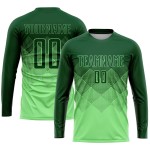 Maglia da calcio personalizzata con stampa a sublimazione verde pisello Maglia da calcio personalizzata con stampa a sublimazione verde pisello