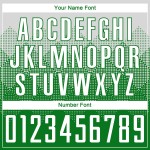 Maglia da calcio personalizzata verde erba bianca con stampa a sublimazione Maglia da calcio personalizzata verde erba bianca con stampa a sublimazione