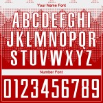 Maglia da calcio personalizzata rossa e bianca con stampa a sublimazione Maglia da calcio personalizzata rossa e bianca con stampa a sublimazione