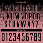 Maglia da calcio personalizzata con stampa sublimatica rosa medio nera Maglia da calcio personalizzata con stampa sublimatica rosa medio nera