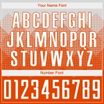 Maglia da calcio personalizzata arancione bianca con stampa a sublimazione Maglia da calcio personalizzata arancione bianca con stampa a sublimazione
