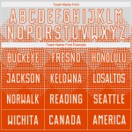 Maglia da calcio personalizzata arancione bianca con stampa a sublimazione Maglia da calcio personalizzata arancione bianca con stampa a sublimazione