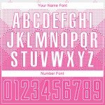 Maglia da calcio personalizzata rosa bianca con stampa sublimatica Maglia da calcio personalizzata rosa bianca con stampa sublimatica