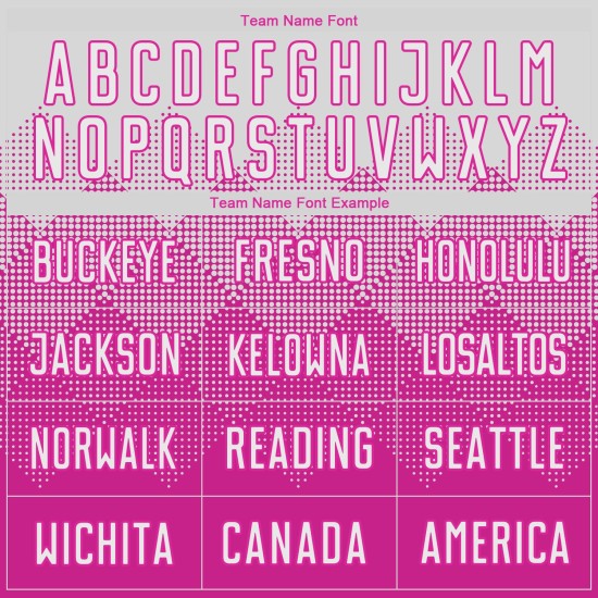 Maglia da calcio personalizzata rosa scuro bianca con stampa a sublimazione Maglia da calcio personalizzata rosa scuro bianca con stampa a sublimazione